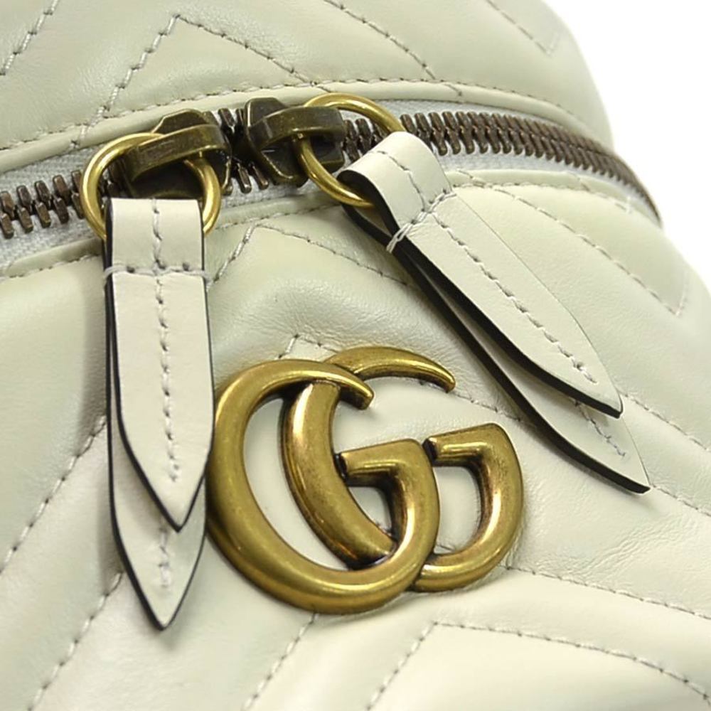 Gucci Mini Backpack Leather White - image 3
